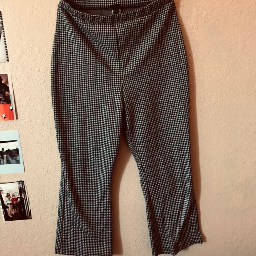 Wide Leg Patterned Vintage Pants